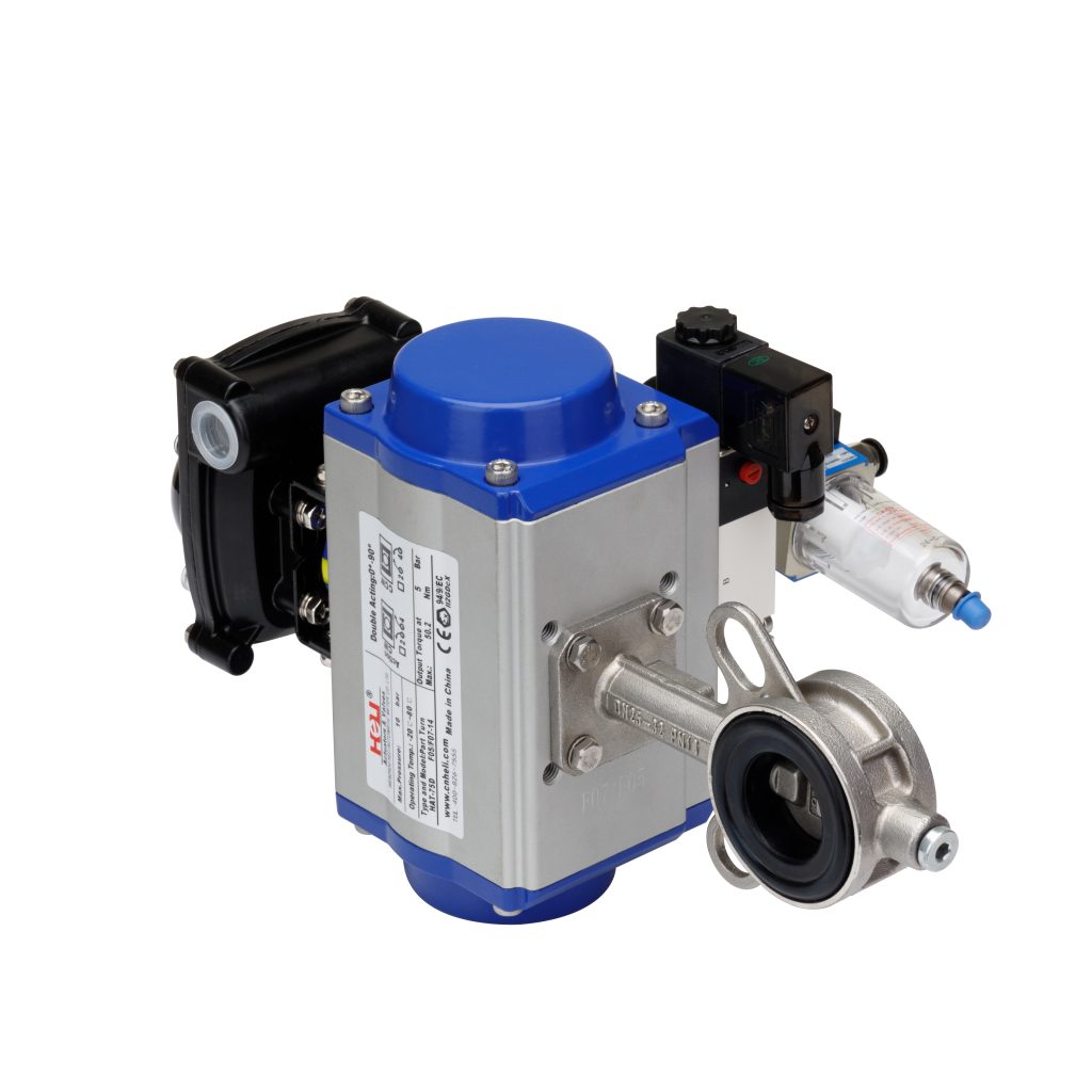 Hydrogen energy Pneumatic butterfly valve