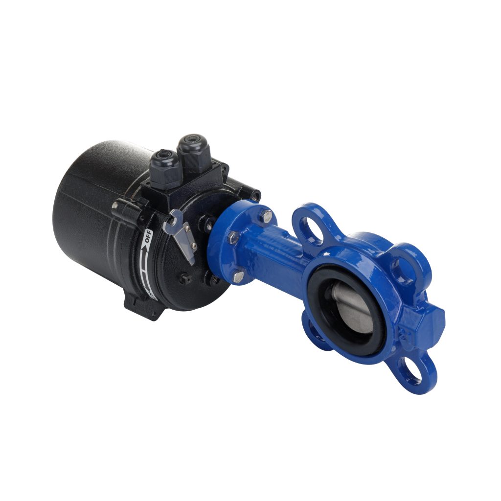 Lithium battery Electric butterfly valve for agricultural irrigation