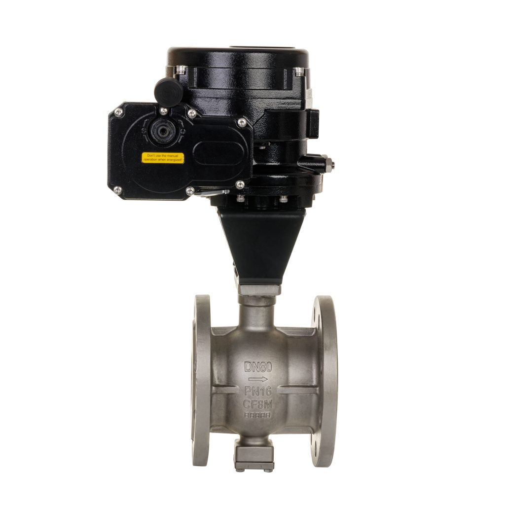 Electric stainless steel ball valve