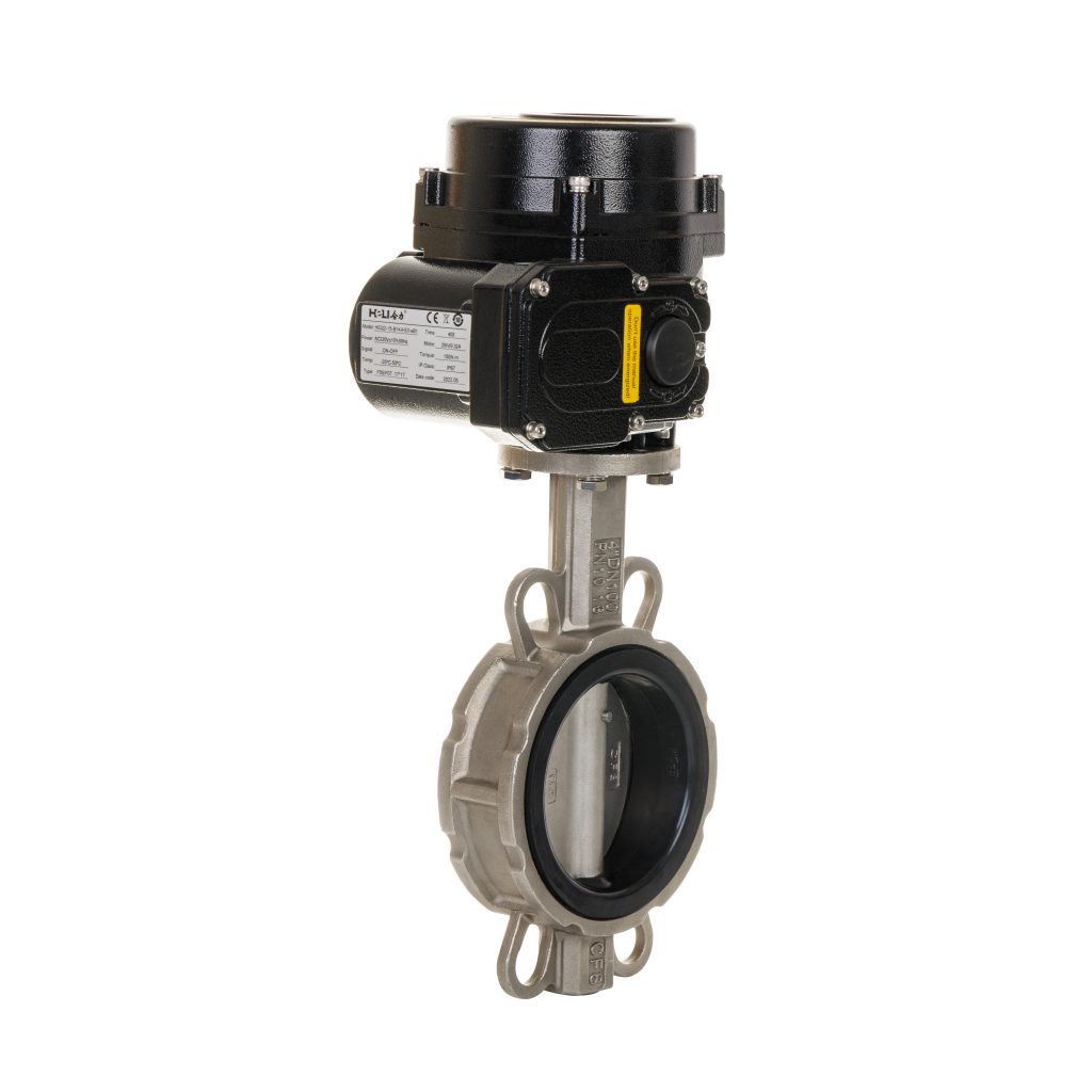 Hydrogen energy Electric clamp butterfly valve